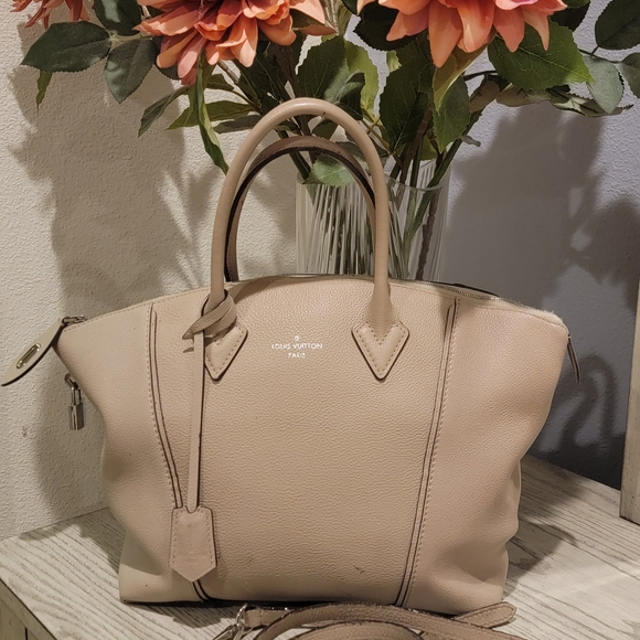 Louis Vuitton Taupe Tote Bag - Picture 1 of 9